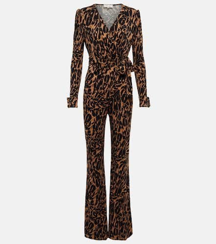 V-neck tie-waist jumpsuit - Diane von Furstenberg - Modalova