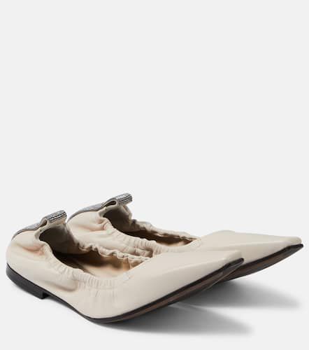 Leather ballet flats - Brunello Cucinelli - Modalova