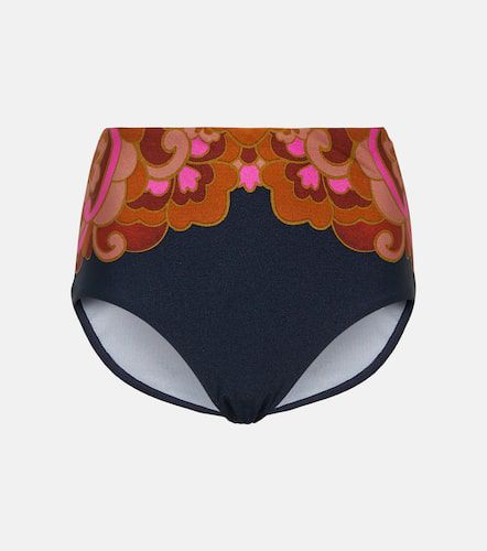 Acadian printed high-rise bikini bottoms - Zimmermann - Modalova