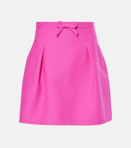 Minifalda de Crepe Couture - Valentino Garavani - Modalova