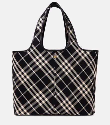 Check Medium canvas tote bag - Burberry - Modalova