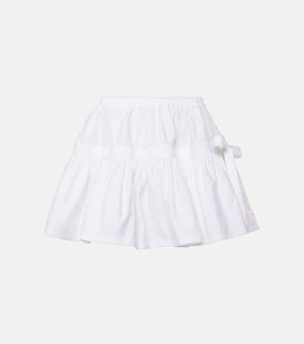 AlaÃ¯a Bow-detail ruffled miniskirt - Alaia - Modalova