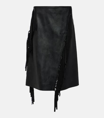 Alter mat faux leather midi skirt - Stella McCartney - Modalova