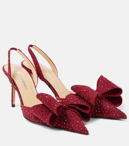 Pumps slingback Le Cadeau 85 in suede - Mach & Mach - Modalova