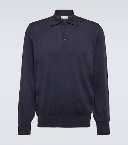 Cotton polo sweater - Brunello Cucinelli - Modalova