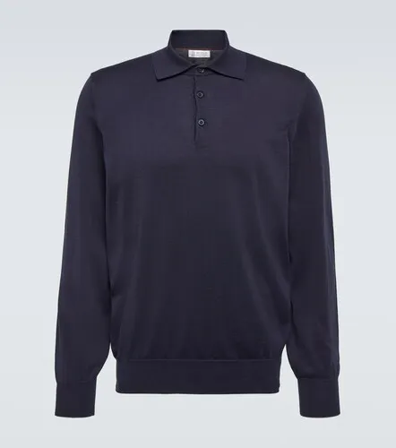 Cotton polo sweater - Brunello Cucinelli - Modalova