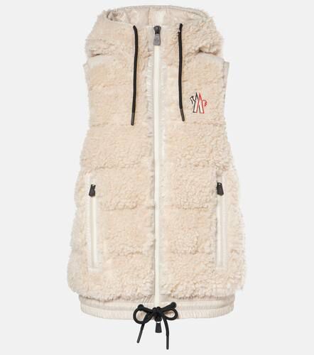 Daunenweste aus Faux Shearling - Moncler Grenoble - Modalova