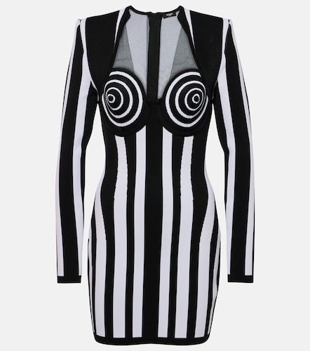 Balmain Miniabito a righe - Balmain - Modalova