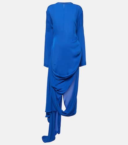 Gathered asymmetric midi dress - Acne Studios - Modalova