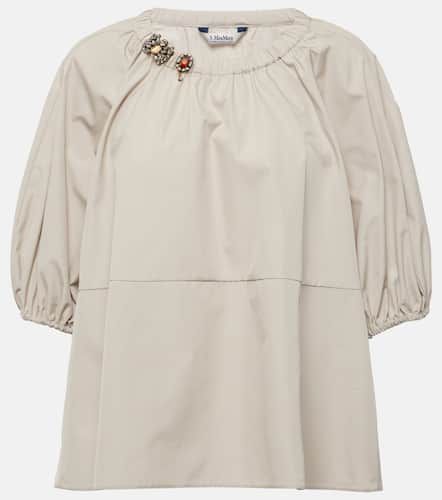 S Max Mara Cotton poplin top - 'S Max Mara - Modalova