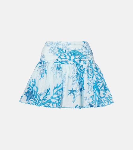 Minifalda Colleen de algodón estampada - Poupette St Barth - Modalova