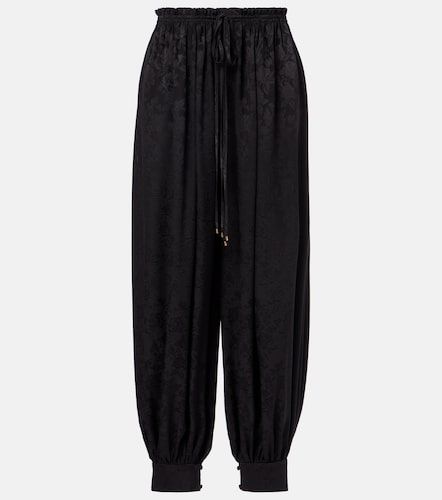 Chloé Pantalones anchos de jacquard de seda - Chloe - Modalova