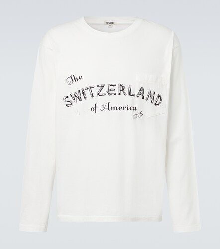 T-shirt Campground in jersey di cotone con stampa - Bode - Modalova