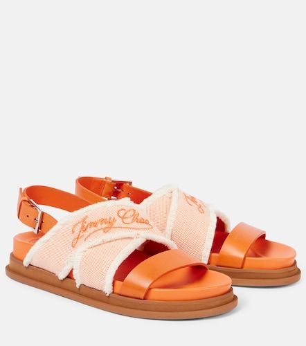 Sandali Joa in canvas e pelle - Jimmy Choo - Modalova