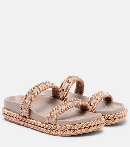 Rockstud leather slides - Valentino Garavani - Modalova