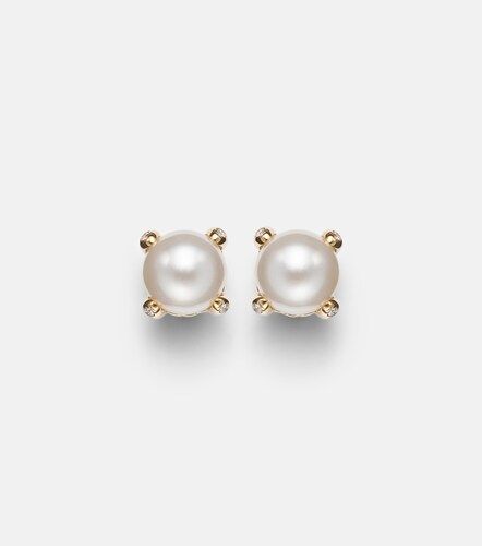 Orecchini Pearl Classics in 18kt con perle e diamanti - David Yurman - Modalova