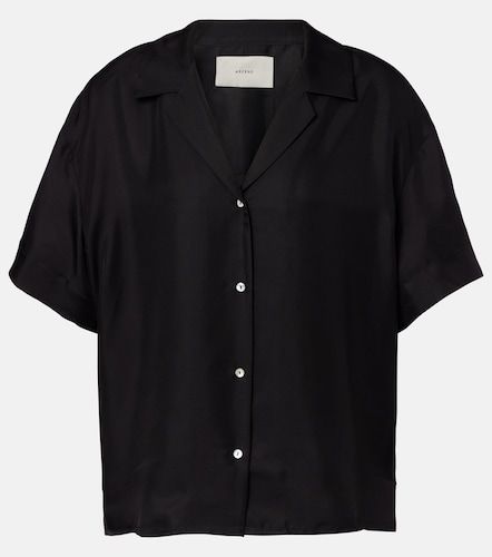 Camicia Prague in twill di seta - Asceno - Modalova