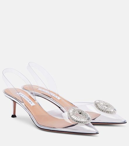 Slingback-Pumps Crystal Hoop 50 - Aquazzura - Modalova