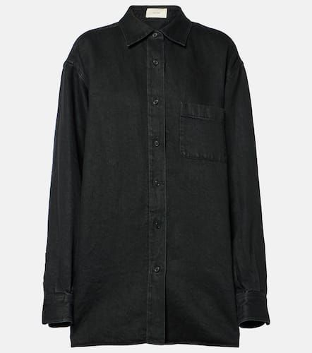 Camicia oversize Nesson in lino - The Row - Modalova