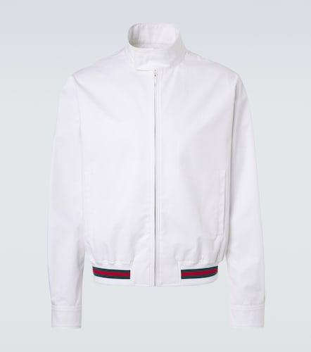 Giacca Web Stripe in twill di cotone - Gucci - Modalova