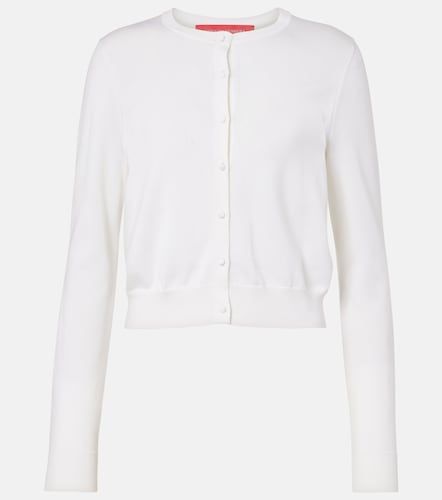 Cardigan cropped in seta e cotone - Carolina Herrera - Modalova