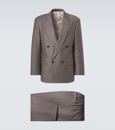 Pinstripe virgin wool suit - Giorgio Armani - Modalova