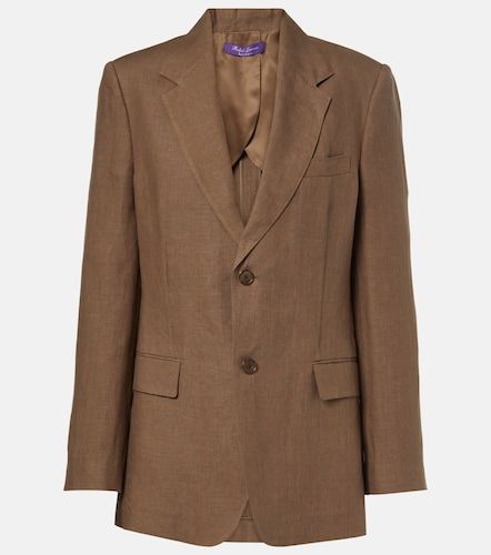 Blazer Marcy de lino - Ralph Lauren Collection - Modalova
