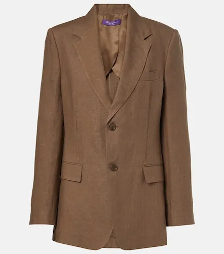 Marcy linen blazer - Ralph Lauren Collection - Modalova