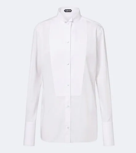 Tom Ford Cotton twill tuxedo shirt - Tom Ford - Modalova