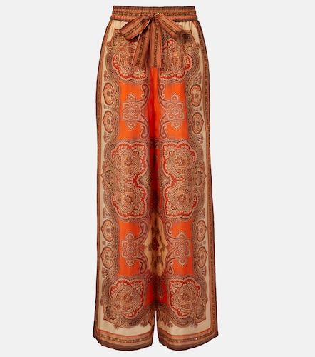 Mahon paisley silk palazzo pants - Zimmermann - Modalova