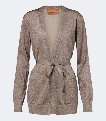 Cárdigan envolvente de lamé - Missoni - Modalova