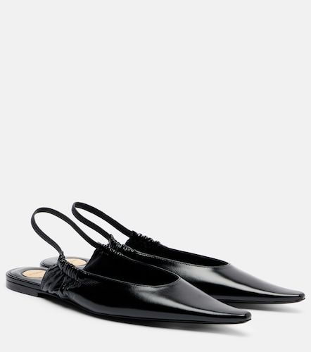 Bailarinas destalonadas de piel - Saint Laurent - Modalova