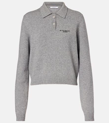 Logo wool and cashmere polo sweater - Givenchy - Modalova