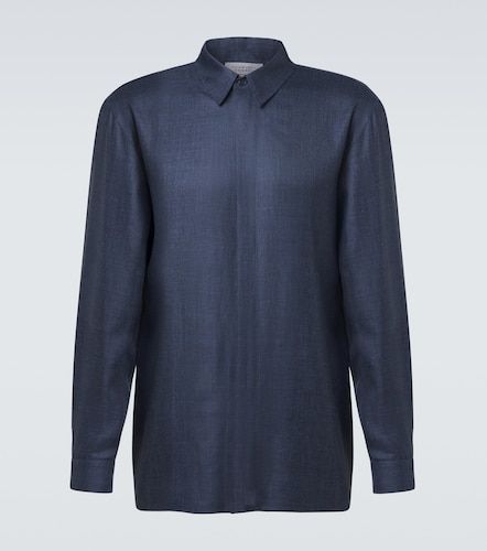 Camicia Nicolas in lana, seta e lino - Gabriela Hearst - Modalova