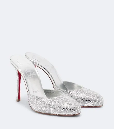 Dolly embellished leather mules - Christian Louboutin - Modalova