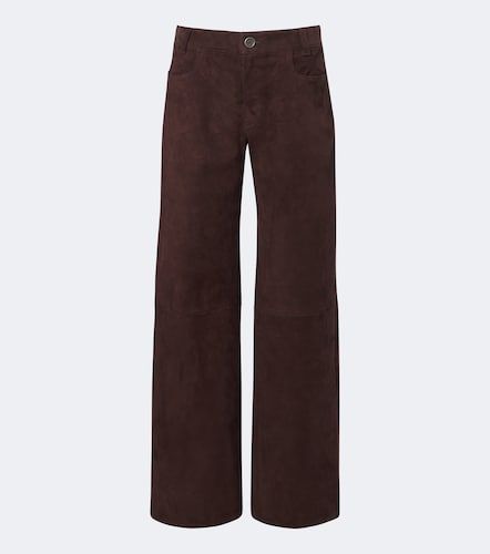 Lilou Ten suede wide-leg pants - Stouls - Modalova