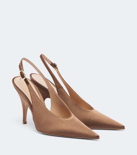Pumps slingback Sofia in raso - Gianvito Rossi - Modalova