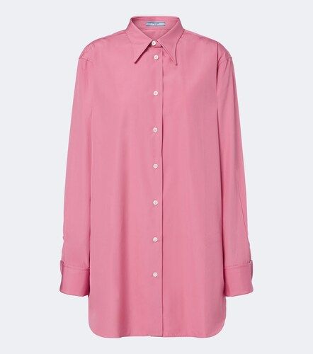 Prada Oversized cotton poplin shirt - Prada - Modalova