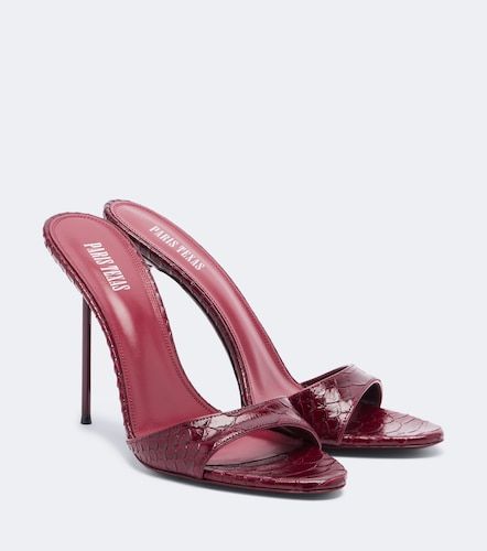 Mules Lidia in pelle effetto serpente - Paris Texas - Modalova