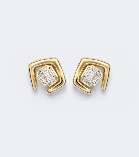 Pendientes Zar de oro de 18 ct con diamantes - Shay Jewelry - Modalova