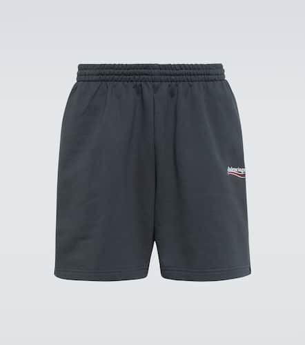 Political Campaign cotton shorts - Balenciaga - Modalova