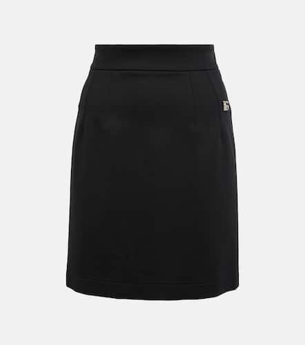 Minifalda de jersey con tiro alto - Dolce&Gabbana - Modalova