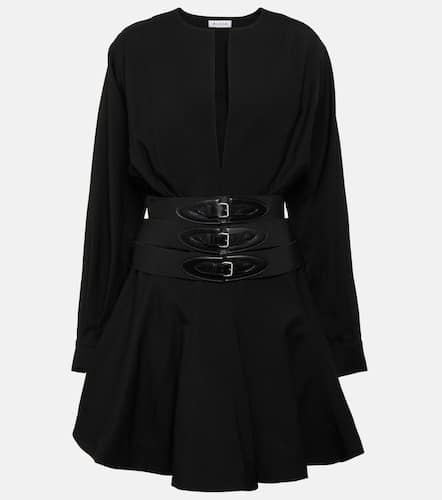 AlaÃ¯a Belted wool minidress - Alaia - Modalova