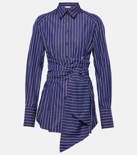 Pinstriped cotton poplin shirt - Ferragamo - Modalova