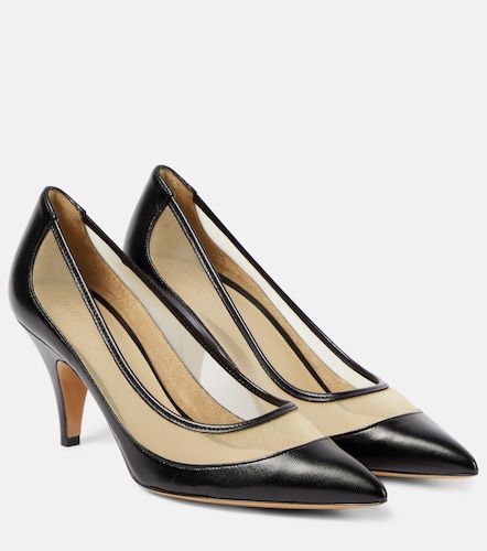 Khaite River leather and mesh pumps - Khaite - Modalova
