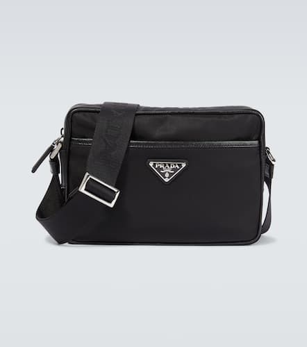 Re-Nylon and leather shoulder bag - Prada - Modalova