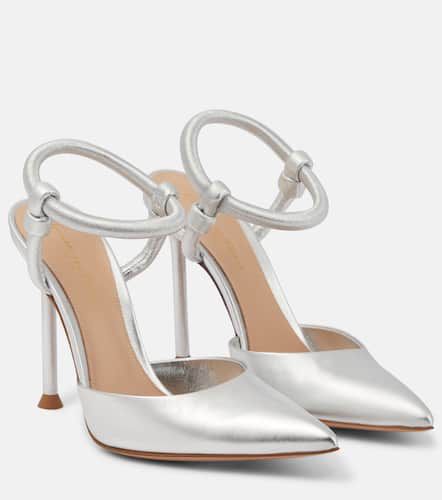 Juno d'Orsay 105 leather pumps - Gianvito Rossi - Modalova