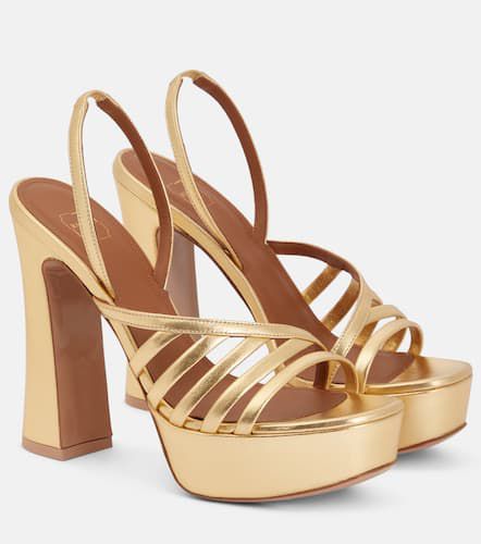 Amaya 125 leather platform sandals - Malone Souliers - Modalova