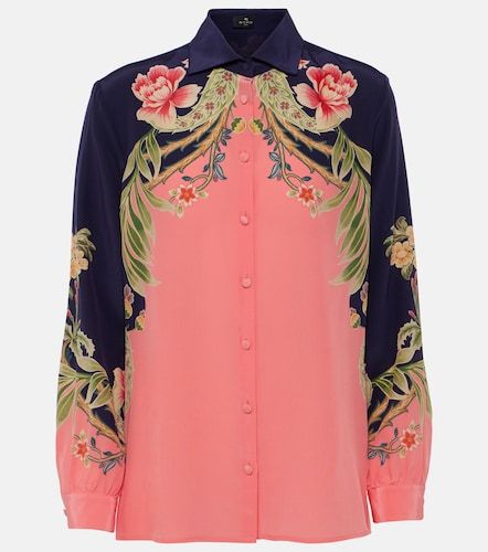Etro Camisa de seda estampada - Etro - Modalova
