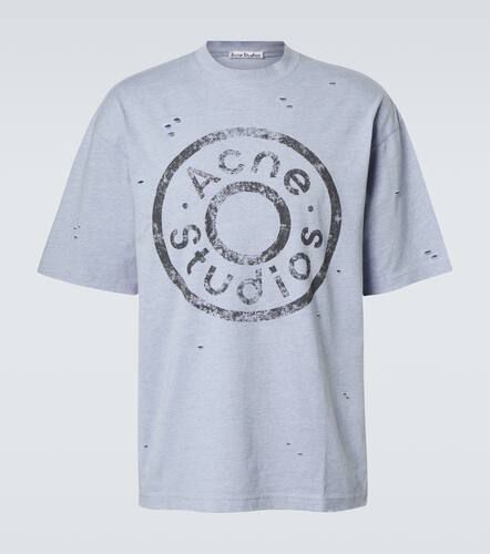 Logo cotton-blend T-shirt - Acne Studios - Modalova